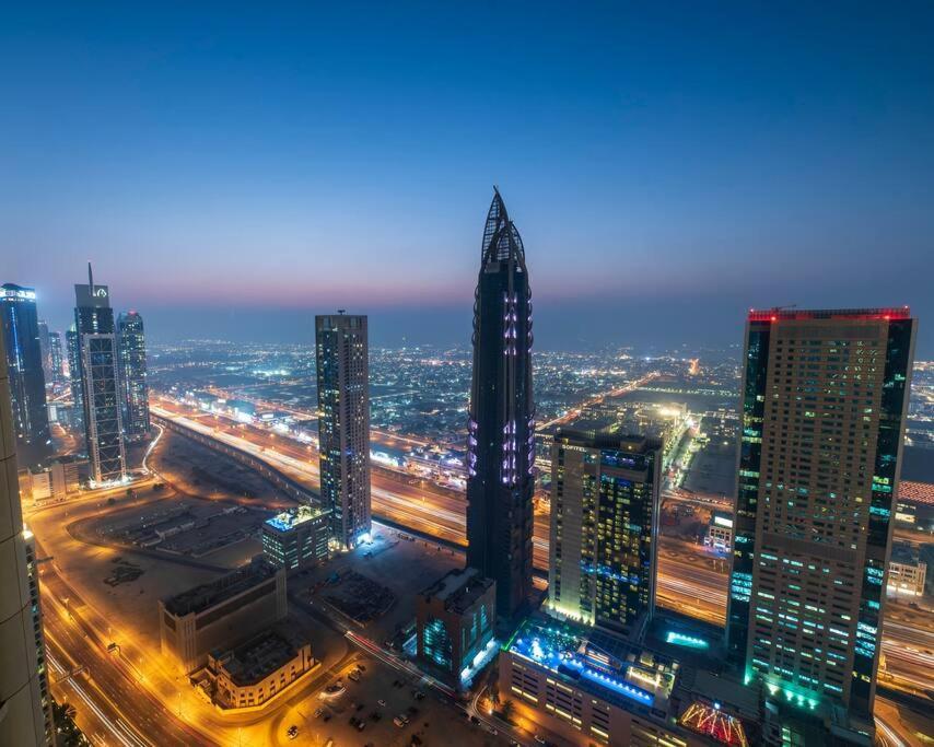 First Class 2Br With Full Dubai Skyline & Sea View Eksteriør billede
