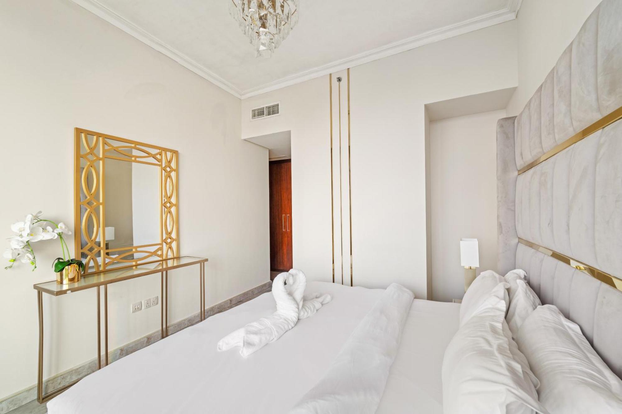 First Class 2Br With Full Dubai Skyline & Sea View Eksteriør billede