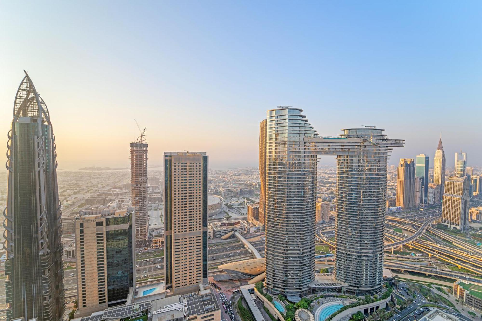 First Class 2Br With Full Dubai Skyline & Sea View Eksteriør billede