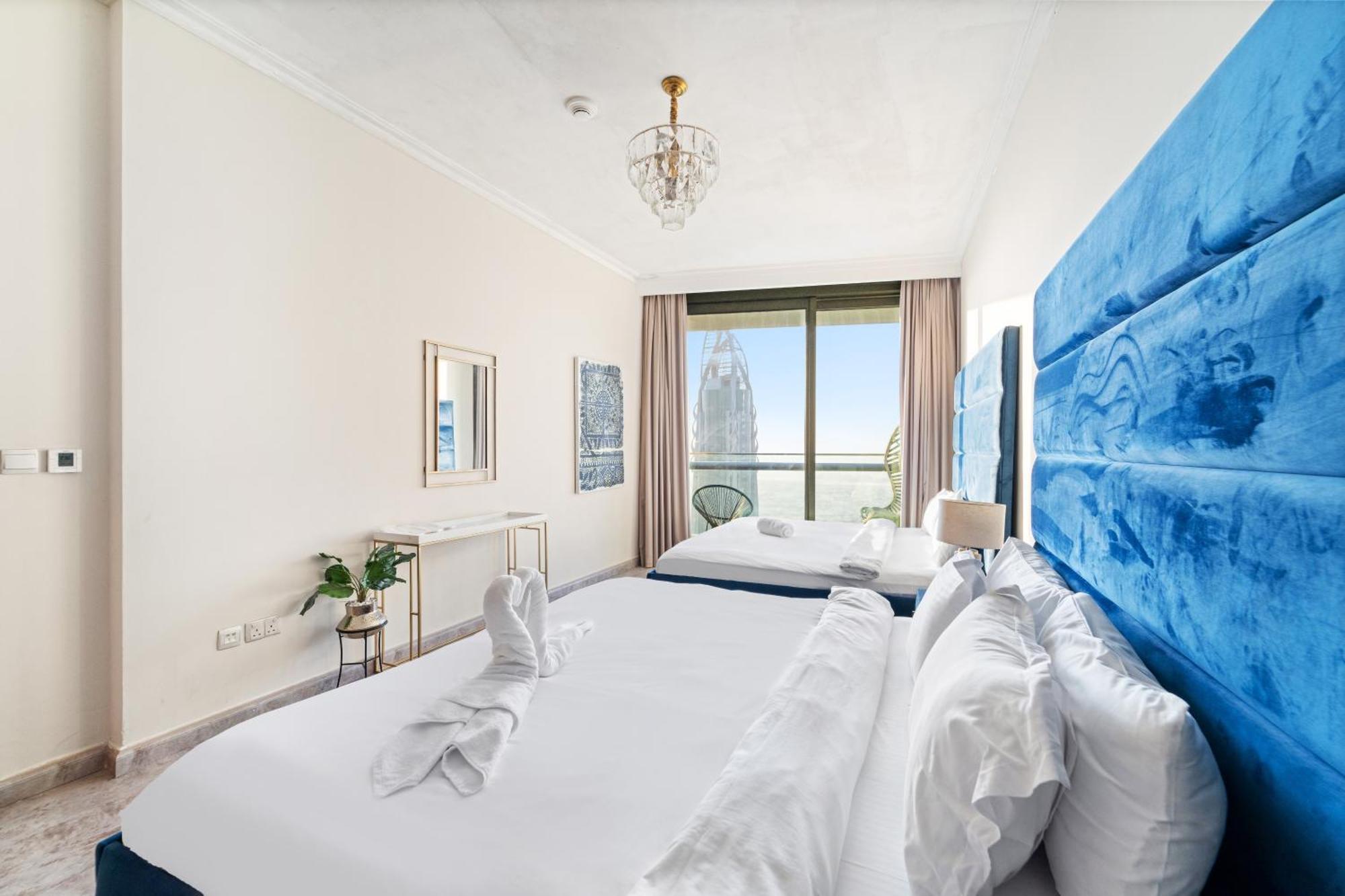 First Class 2Br With Full Dubai Skyline & Sea View Eksteriør billede